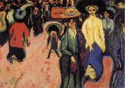 Ernst Ludwig Kirchner The Street USA oil painting artist